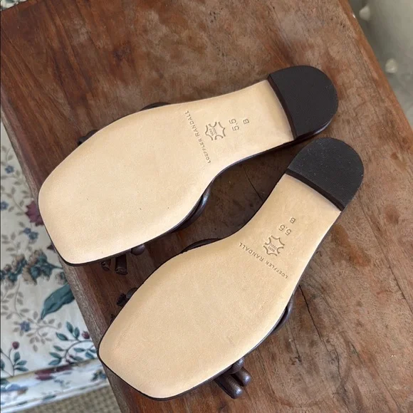 NWB Loeffler Randall Brown Women's Sandals size 5.5 - Picture 3 of 4